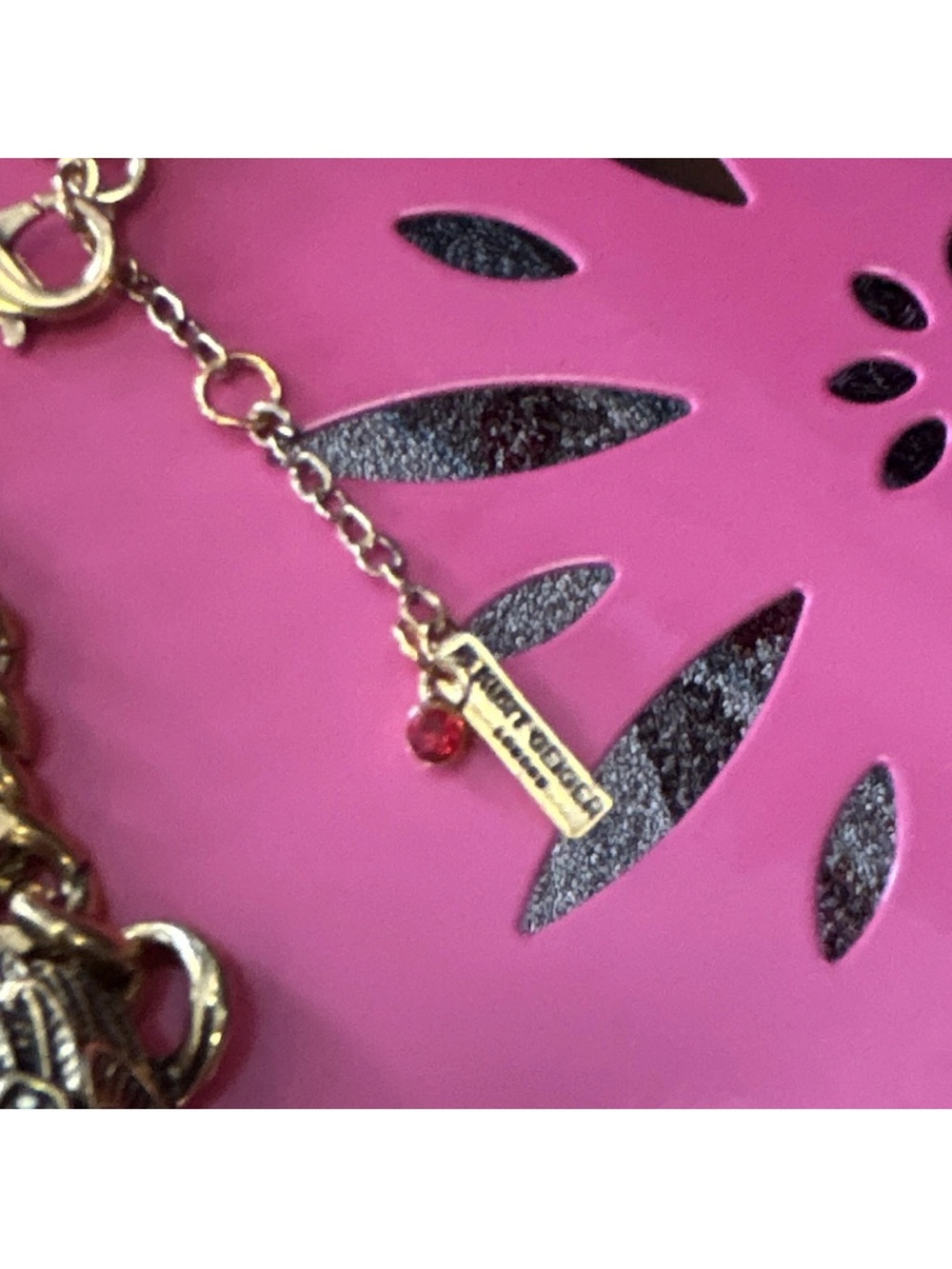 Gold Chain Necklace and Bracelet Set - Hash tag- Kurt Geiger - Picture 3 of 9